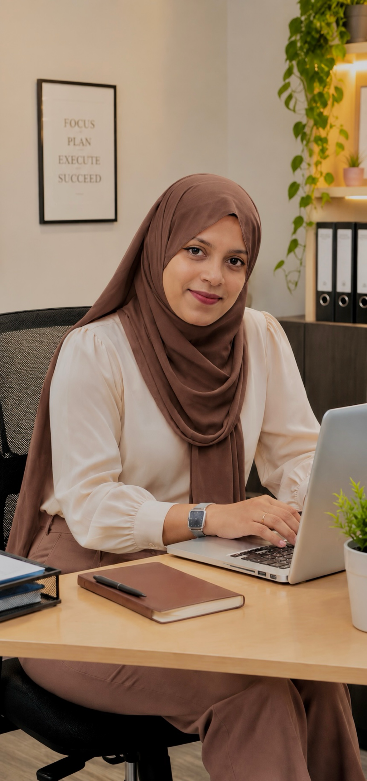 Professinal women working on digital marketing on digial marketing campaigns from office