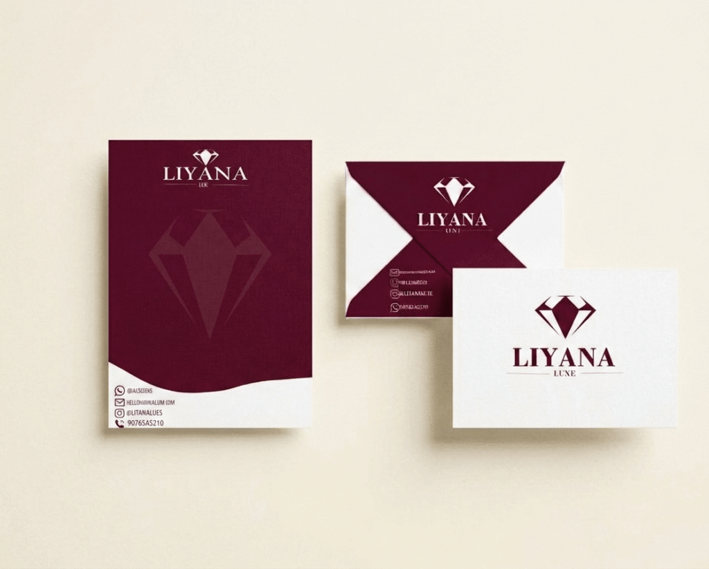 Luxury business card mockup featuring elegant brand identity design.