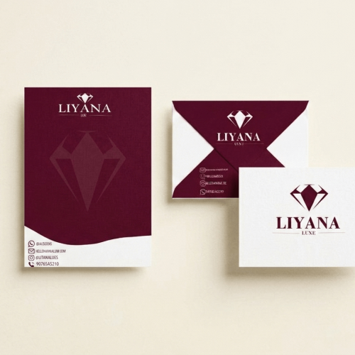 Luxury business card mockup featuring elegant brand identity design.