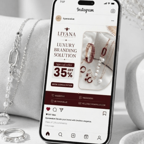Creative social media poster design for digital marketing and brand promotion